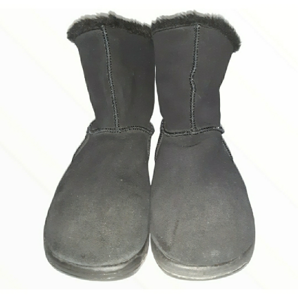 Skechers Wedges Boots Winter Size 6 Black